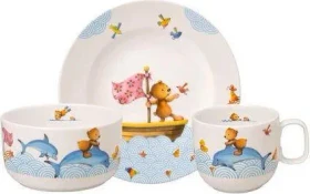 Villeroy & Boch Kiddy Bears Happy as a Bear Kinderservice, 3-tlg.