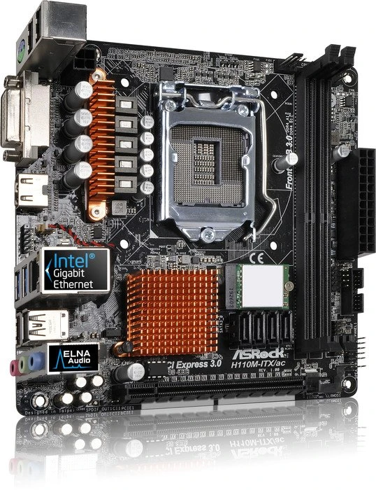 ASRock H110M-ITX/ac (Intel 1151)
