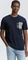 Tom Tailor Basic mit Logo-Print T-Shirt kurzarm midnight navy blue (Herren) Vorschaubild
