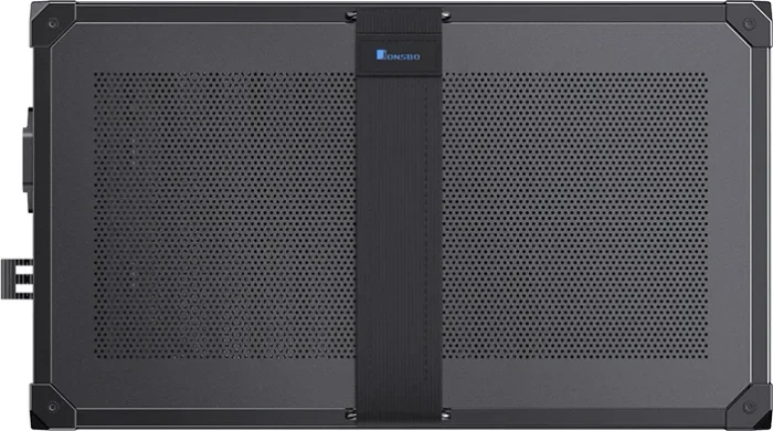 Jonsbo C6 MAX Black, schwarz, Glasfenster