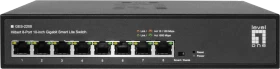LevelOne GES Rackmount Gigabit Smart Switch, 8x RJ-45 (GES-2208 / 52091803)