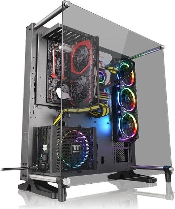 Thermaltake Core P5 TG Ti, grau, Glasfenster