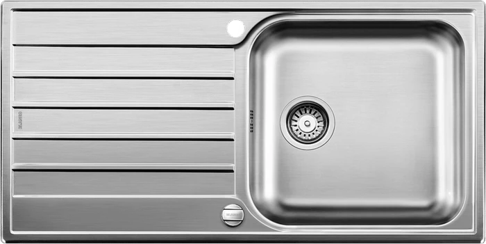 Blanco Livit XL 6 S Becken reversibel mit Ablauffernbedienung edelstahl