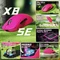 Attack Shark X8 SE Tri-mode Wireless Gaming Mouse, Berry Red, USB/Bluetooth Vorschaubild