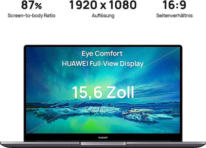 Huawei MateBook D 15 (2022) MateBook D 15 (2022), Space Gray, Core i5-1135G7, 8GB RAM, 512GB SSD, UK