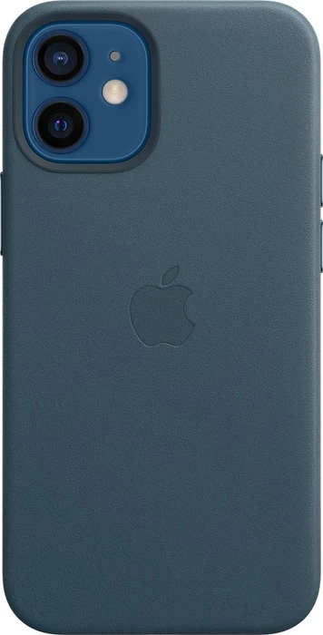 Apple Leder Case mit MagSafe für iPhone 12 Mini baltischblau