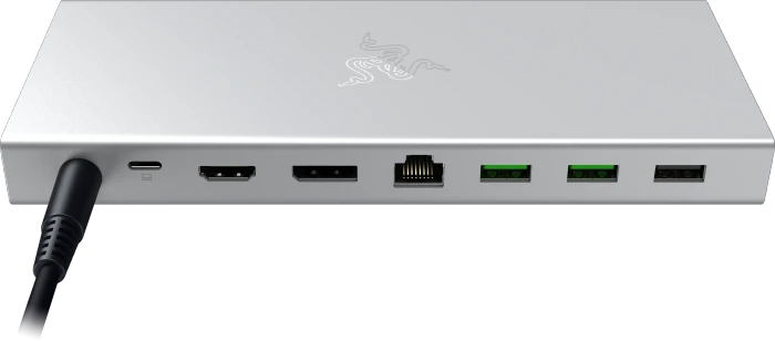 Razer USB 4 Dock, weiß, EU, USB4 [Buchse]