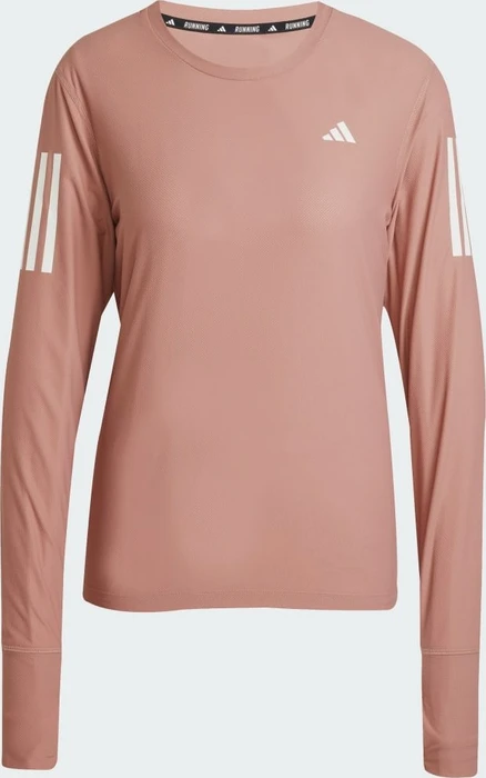 adidas Own The Run Laufshirt langarm warm clay (Damen)