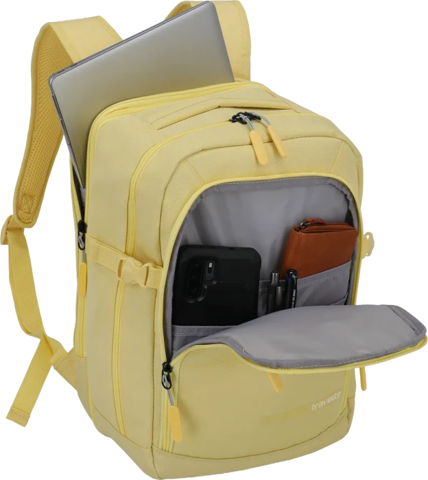 Travelite Kick Off Cabin Rucksack, 13", schwarz
