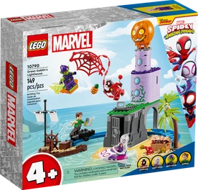 LEGO Juniors - Spideys Team an Green Goblins Leuchtturm