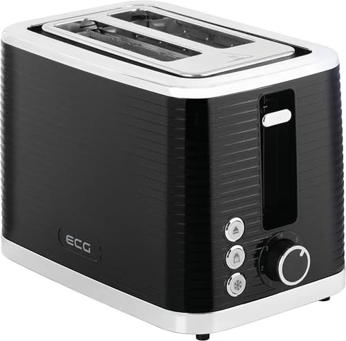 ECG ST 2766 Vintage Toaster nero