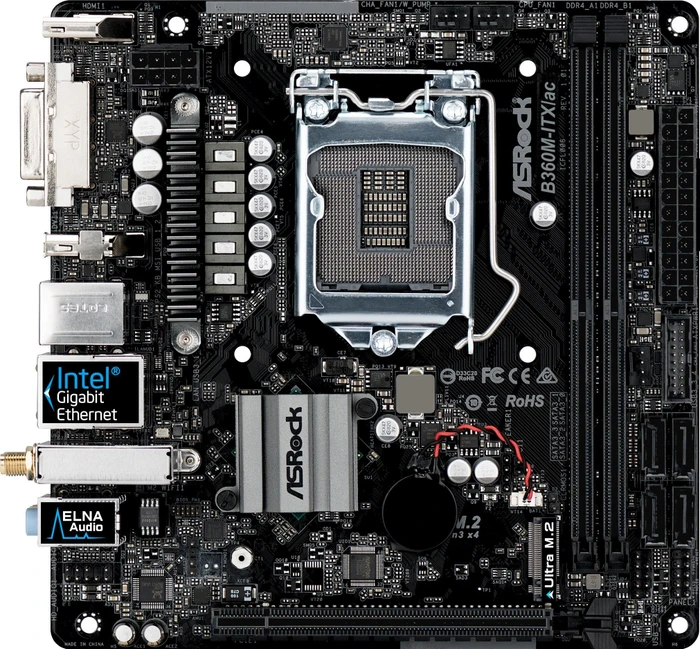 ASRock B360M-ITX/ac (Intel 1151 v2)
