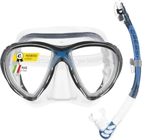 Cressi Big Eyes Evolution & Kappa Ultra Dry Schnorchel-Set