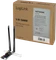 LogiLink WLAN-Adapter, 2.4GHz/5GHz/6GHz WLAN, Bluetooth 5.3, PCIe x1 Vorschaubild