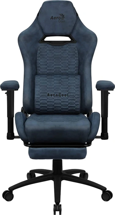 AeroCool ROYAL AeroSuede Steel Blue Gamingstuhl, blau