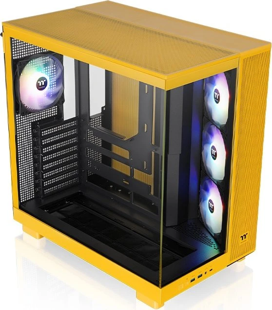 Thermaltake View 380 XL TG ARGB Bumblebee, gelb, Glasfenster