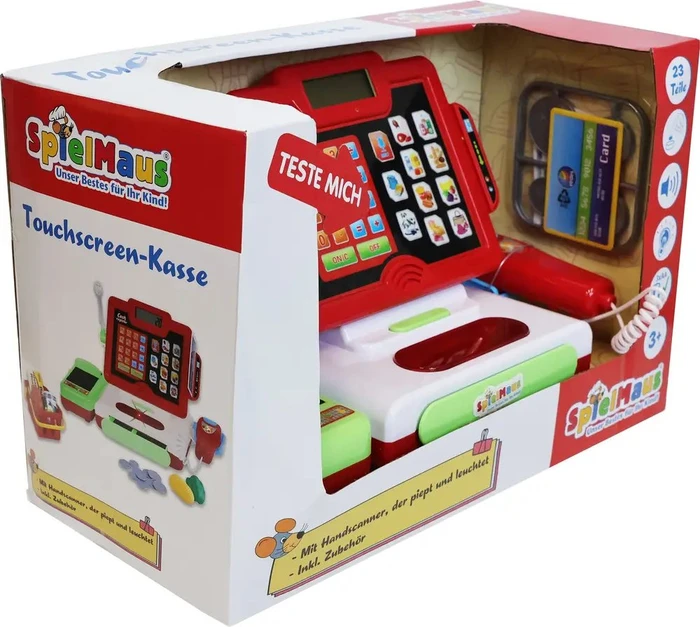 SpielMaus Touchscreen-Kasse mit Zubehör