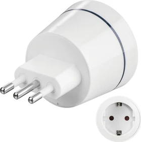 Hama Reisestecker Italien Typ L, weiß