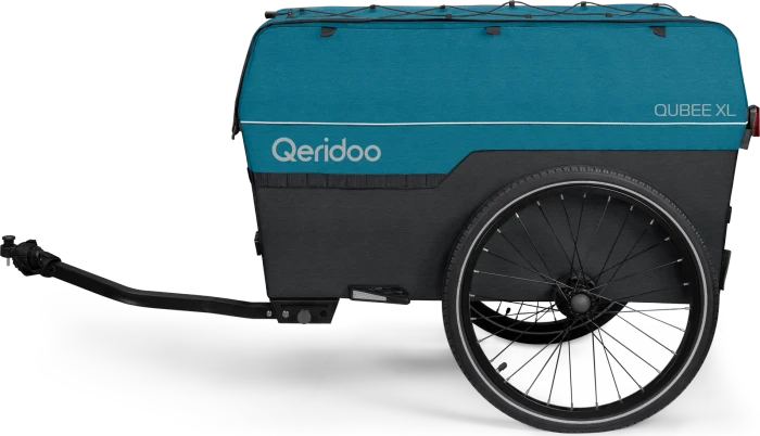Qeridoo Qubee XL Fahrradanhänger petrol (Modell 2023)