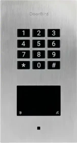 DoorBird A1121 IP Zugangskontrollsystem, 500 Mitarbeiter, Edelstahl V2A gebürstet, Unterputz