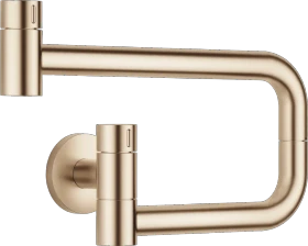 Dornbracht Tara Ultra Pot mit verlängertem und 360°C schwenkbarem Arm champagne gebürstet