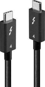 Lindy Thunderbolt 4 Kabel, schwarz, 1m (verschiedene Markenbezeichnungen)
