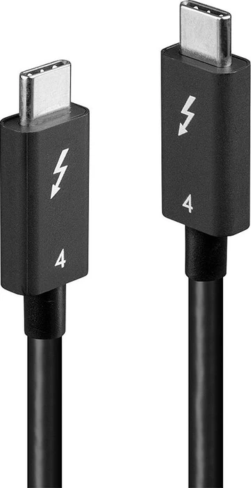 Lindy Thunderbolt 4 Kabel, schwarz, 1m (verschiedene Markenbezeichnungen)