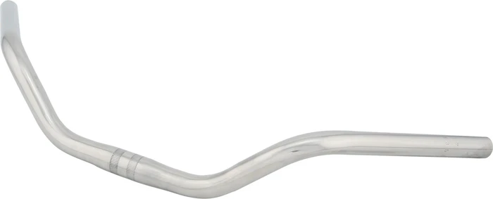 Ergotec City Cruiser 25.4mm/70mm Riser Lenker 605mm silber