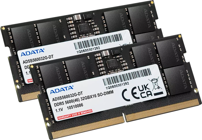 ADATA SO-DIMM 64GB Kit, DDR5-5600, CL46-45-45, X8, tray