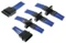 BitFenix Alchemy SATA-Stromadapter 4-Pin [IDE] auf 4x 15-Pin [SATA] 20cm, sleeved blau/schwarz Vorschaubild