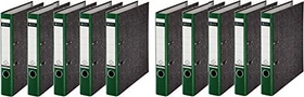 Leitz Qualitäts Ordner 2-Ring 180° CO2 neutral, 50mm, A4, grün, 10er-Pack