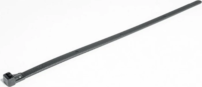 HellermannTyton Kabelbinder lösbar, 7.6mm, 250mm, schwarz, 100 Stück