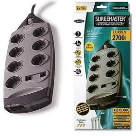 Belkin SurgeMaster, 7-fach, mit Netzwerk-Schutz, 2m