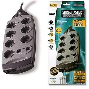 Belkin SurgeMaster, 7-fach, mit Netzwerk-Schutz, 2m