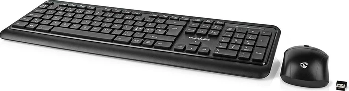 Nedis Tastatur und Maus Set, Wireless, USB, ND