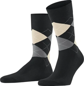Falke Sensitive Argyle Socken schwarz (Herren)