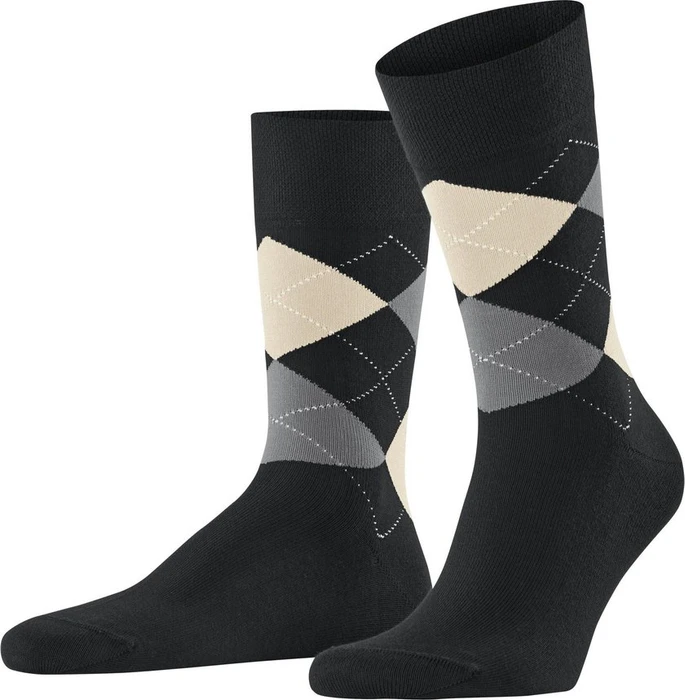 Falke Sensitive Argyle Socken schwarz (Herren)