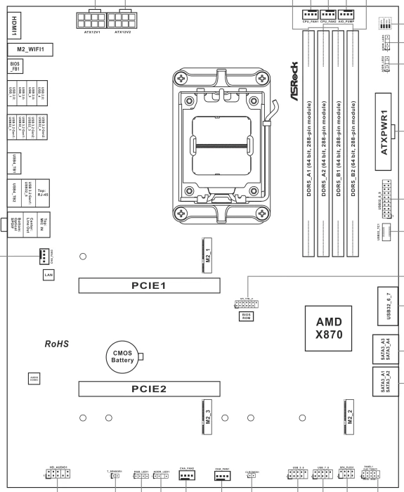 ASRock X870 Steel Legend WiFi (AMD AM5)