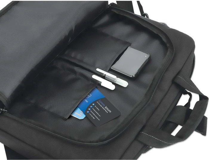 Manhattan Helsinki 14.1" Laptoptasche, schwarz