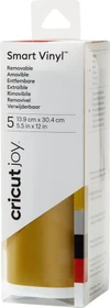 Cricut Joy Smart Vinylfolie ablösbar mehrfarbig, 13.9x30.4cm, 5 Stück
