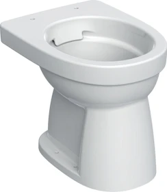 Geberit Renova Stand-WC Flachspüler, Abgang vertikal, Rimfree weiß/KeraTect
