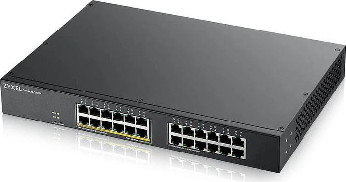 Zyxel GS1900 Desktop Gigabit Smart Switch, 24x RJ-45, 130W PoE+