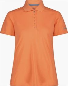 CMP Einfarbiges Pique Poloshirt kurzarm sunrise/cielo (Damen)