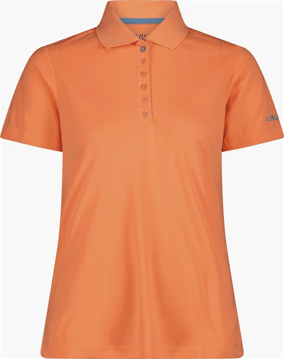CMP Einfarbiges Pique Poloshirt kurzarm sunrise/cielo (Damen)