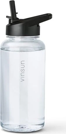 Vinsun Tritan Trinkflasche 1l transparent