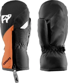 Zanier Sweety Mitten Skihandschuhe schwarz/neon orange (Junior)
