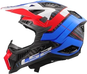 LS2 MX703 C X-Force Galuo schwarz/blau/rot/weiß