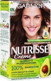 Garnier Nutrisse Creme Haarfarbe 6N nude natürliches dunkelblond