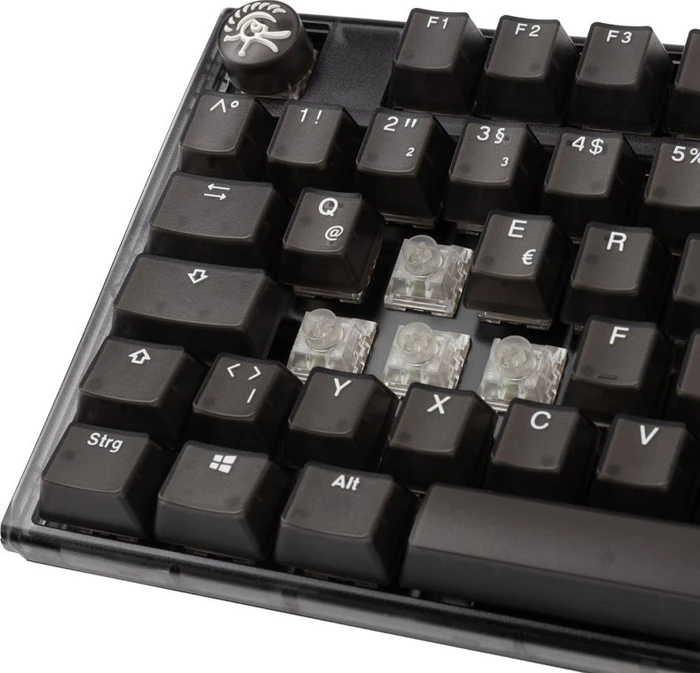 Ducky One 3 PBT, LEDs RGB, Aura Black, Kailh Box Jellyfish Y, USB, DE