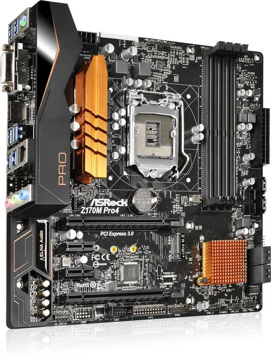 ASRock Z170M Pro4 (Intel 1151)